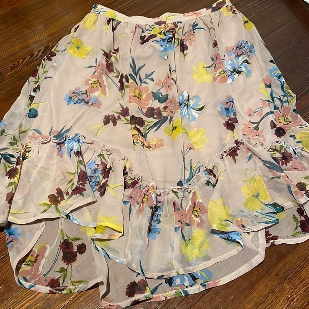 Band of Gypsies Women’s Floral Mauve Skirt Size S